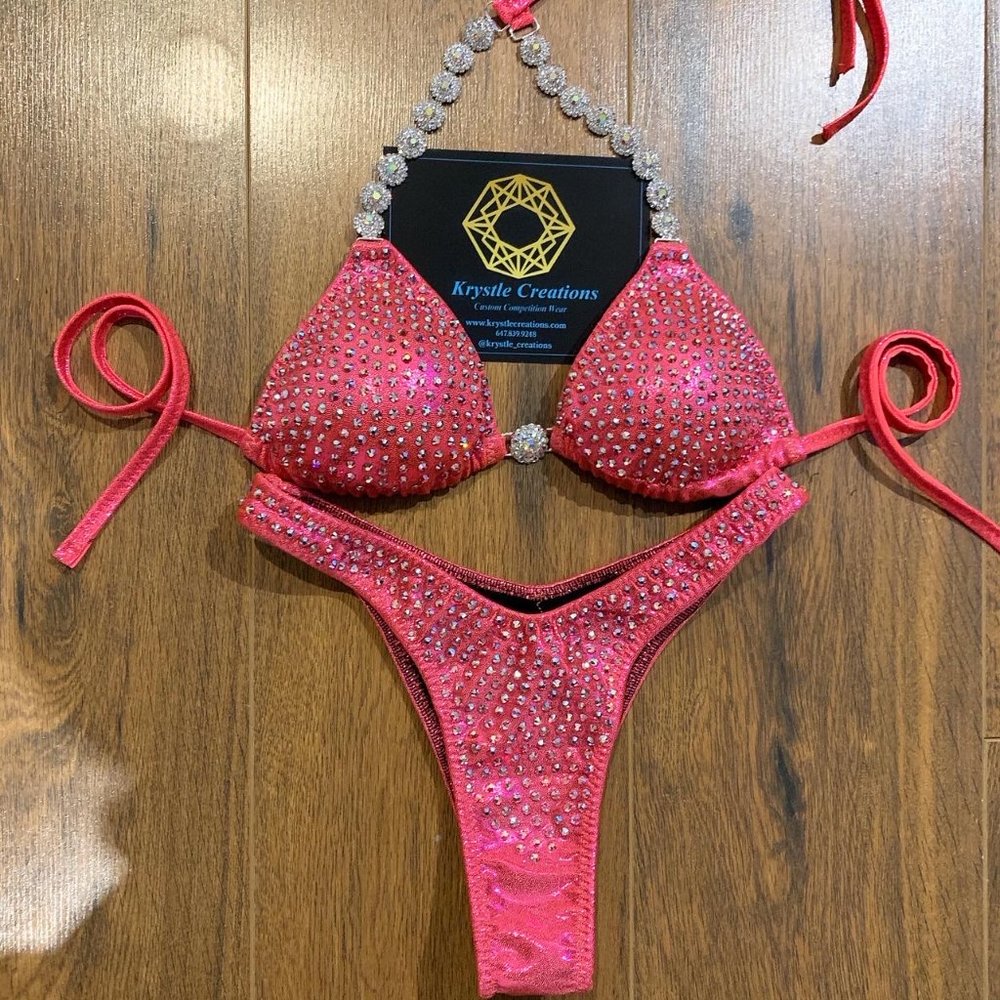 Salmon Wellness Competition Bikini